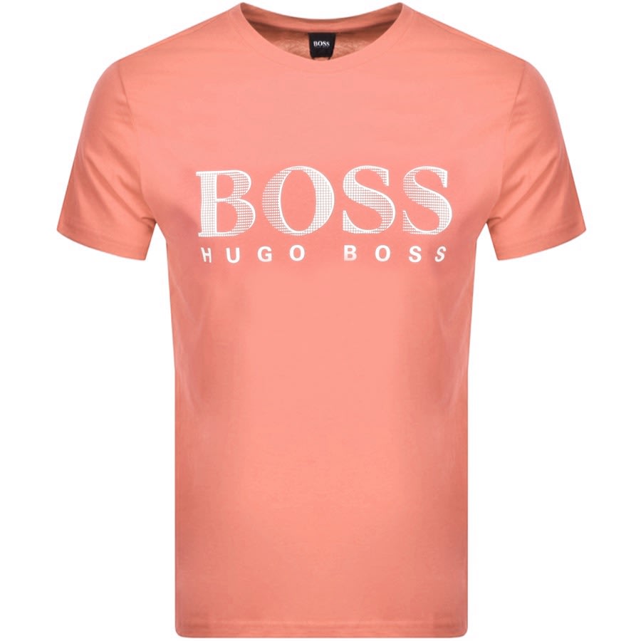 Alternative Image for ProductBOSS UV Protection Logo T Shirt Orange1